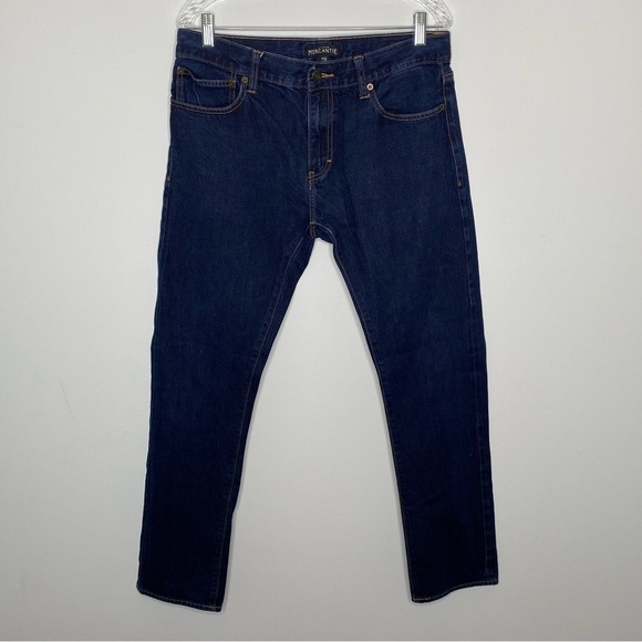 J. Crew Mercantile Dark Wash Slim Jeans - Picture 1 of 9